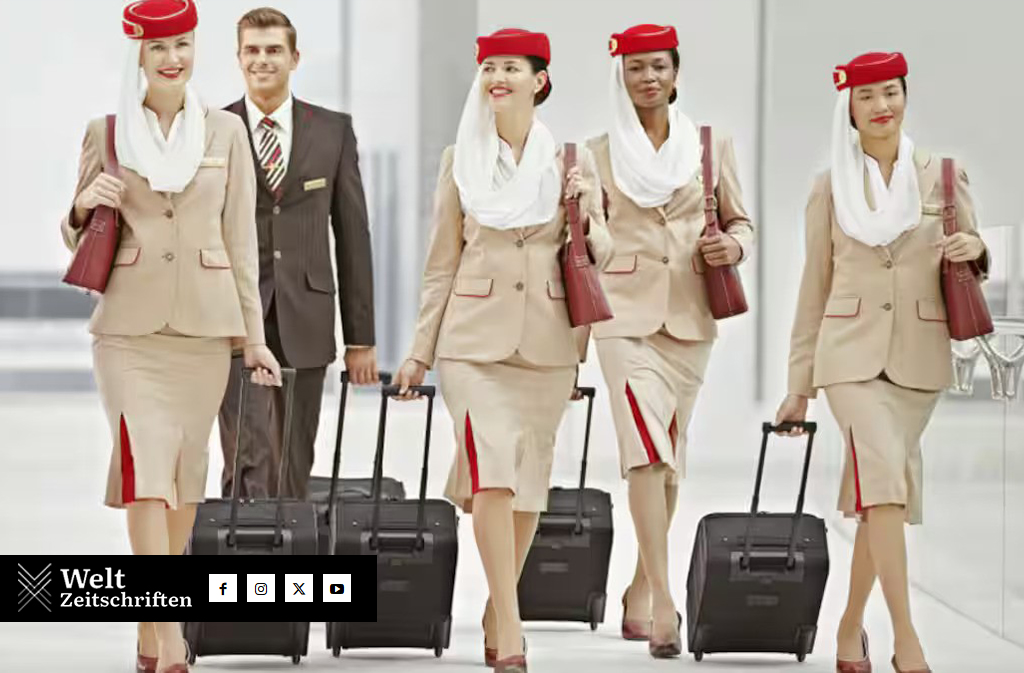 Emirates Stewardess tot